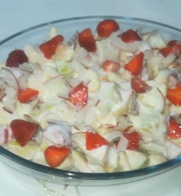 Creamy fruit chaat main