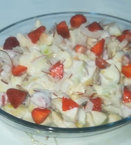 Creamy fruit chaat main